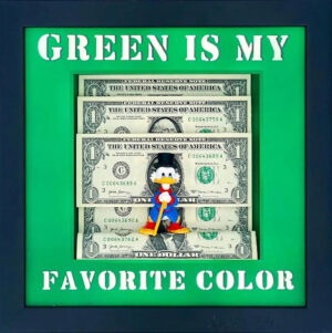 Andreas Lichter Bilder - DAGOBERT - GREEN IS MY FAVORITE COLOR - Original 3D-Bil...