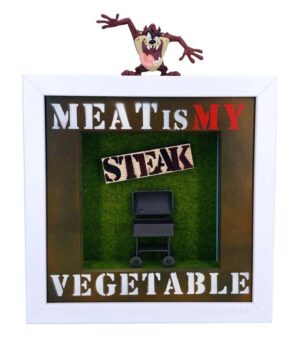 Andreas Lichter Bilder - MEAT IS MY VEGETABLE - Original 3D-Bildobjekt