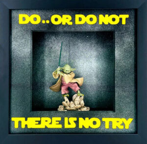 Andreas Lichter Bilder - THERE IS NO TRY  - Original 3D-Bildobjekt