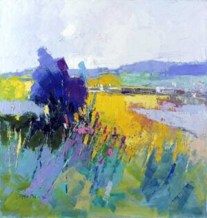 Anoine F. - Landscape II  - original Gemälde auf Leinwand - Unikat