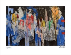 Armin Mueller-Stahl - ALLEGRO FURIOSO - Original Pigmentgrafik - limitiert und h...