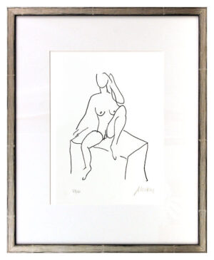 Armin Mueller-Stahl - Akt auf Stein Original Lithographie - limitiert und handsi...