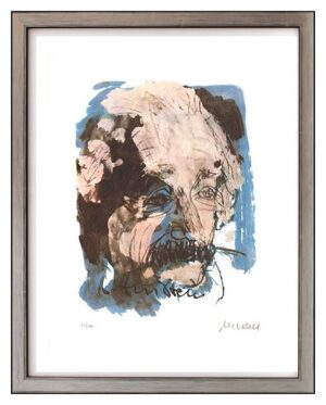 Armin Mueller-Stahl - Albert Einstein - Original Lithografie - limitiert und han...