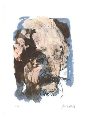 Armin Mueller-Stahl - Albert Einstein - Original Lithografie - limitiert und han...