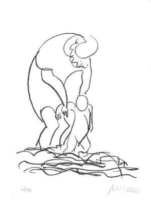 Armin Mueller-Stahl - Am Meer Original Lithographie - limitiert und handsigniert