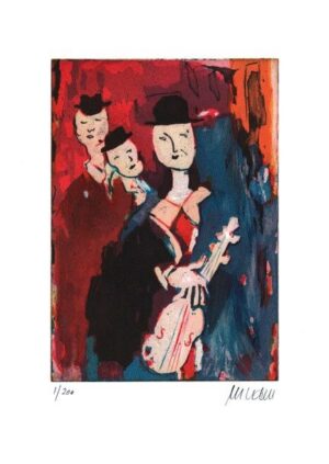 Armin Mueller-Stahl - Ankunft der Musikanten - Original Radierung - limitiert un...