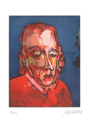 Armin Mueller-Stahl - Armer Poet - Original Radierung - limitiert und handsignie...