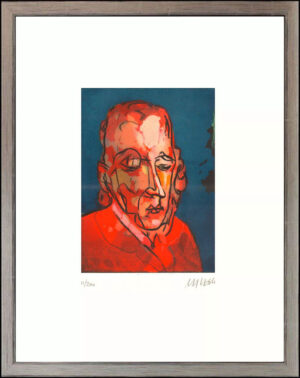 Armin Mueller-Stahl - Armer Poet - Original Radierung - limitiert und handsignie...