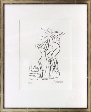 Armin Mueller-Stahl - BADENDE - Original Lithographie - limitiert und handsignie...