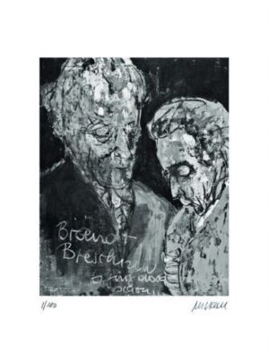 Armin Mueller-Stahl - Brandt / Breschnew - Es ging doch schon - Original Pigment...