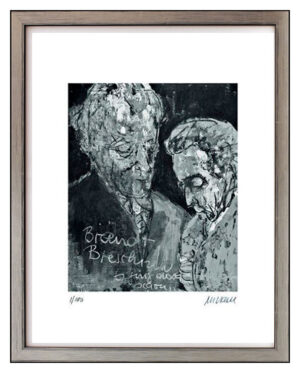 Armin Mueller-Stahl - Brandt / Breschnew - Es ging doch schon - Original Pigment...