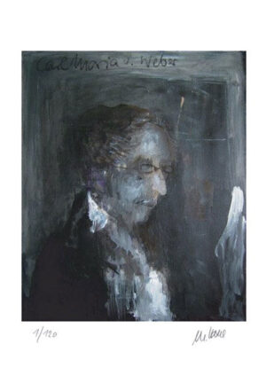 Armin Mueller-Stahl - Carl Maria von Weber - Original Pigmentdruck - limitiert u...