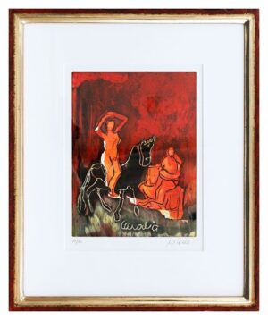 Armin Mueller-Stahl - Cavalia - Original Radierung - limitiert und handsigniert