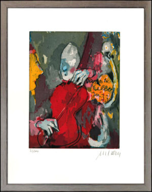 Armin Mueller-Stahl - Das rote Cello - Original Farbradierung - limitiert und ha...