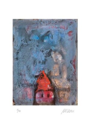 Armin Mueller-Stahl - Das rote Haus - Original Pigmentdruck - limitiert und hand...