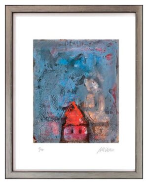 Armin Mueller-Stahl - Das rote Haus - Original Pigmentdruck - limitiert und hand...