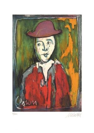 Armin Mueller-Stahl - Der Clown - Original Radierung - limitiert und handsignier...