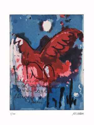 Armin Mueller-Stahl - Der wien Vogel fliegen kann - Original Radierung - limitie...