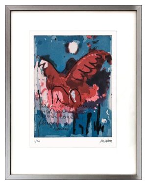 Armin Mueller-Stahl - Der wien Vogel fliegen kann - Original Radierung - limitie...