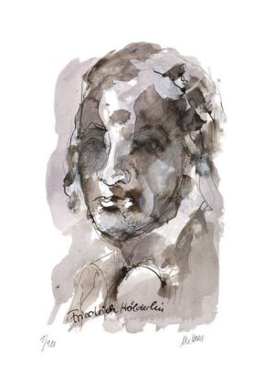 Armin Mueller-Stahl - Friedrich Hölderlin - Original Lithografie - limitiert und...