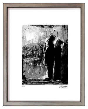 Armin Mueller-Stahl - IM MONDLICHT - Original Pigmentgrafik - limitiert und hand...