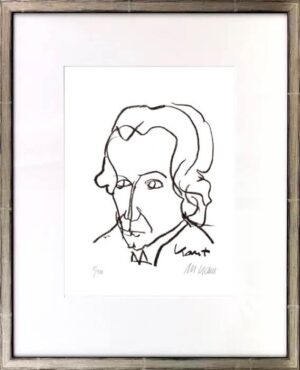 Armin Mueller-Stahl - IMMANUEL KANT - Original Lithografie - limitiert und hands...