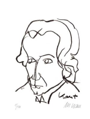 Armin Mueller-Stahl - IMMANUEL KANT - Original Lithografie - limitiert und hands...