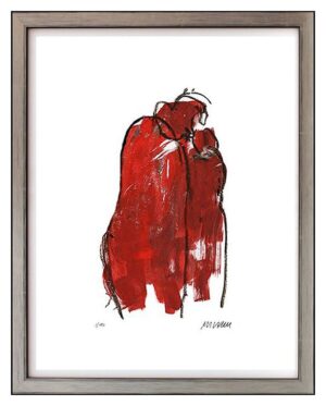 Armin Mueller-Stahl - IN ROT - Original Pigmentdruck - limitiert und handsignier...