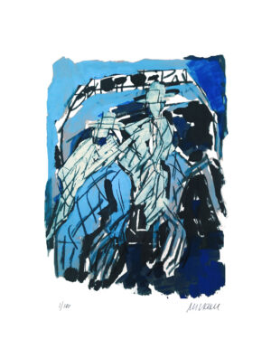 Armin Mueller-Stahl - JAZZER - Original Pigmentgrafik - limitiert und handsignie...