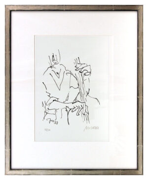 Armin Mueller-Stahl - Jazz - Bassist Original Lithographie - limitiert und hands...