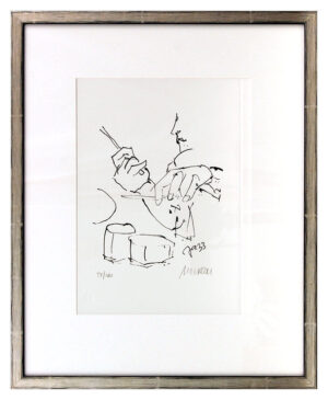 Armin Mueller-Stahl - Jazz - Schlagzeuger Original Lithographie - limitiert und ...