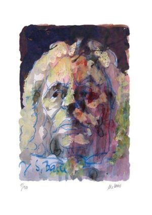 Armin Mueller-Stahl - Johann Sebastian Bach - Original Lithografie - limitiert u...