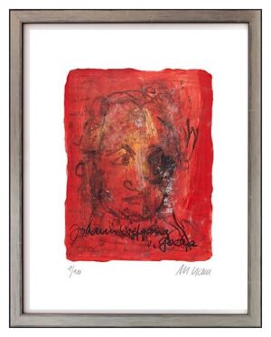 Armin Mueller-Stahl - Johann Wolfgang von Goethe - Original Lithografie - limiti...