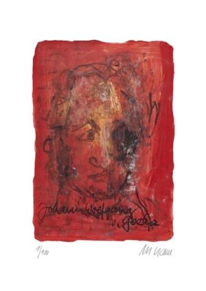 Armin Mueller-Stahl - Johann Wolfgang von Goethe - Original Lithografie - limiti...