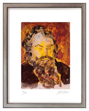 Armin Mueller-Stahl - Johannes Brahms - Original Lithografie - limitiert und han...