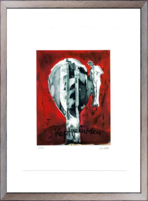 Armin Mueller-Stahl - Kopfgeburt II - Original Radierung - limitiert und handsig...
