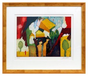 Armin Mueller-Stahl - Landschaft am Meer - Original Radierung - limitiert und ha...