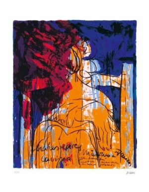 Armin Mueller-Stahl - Lavinia - Titus Andronicus - Shakespeare Original Siebdruc...