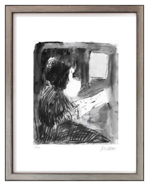 Armin Mueller-Stahl - Lesende - Original Pigmentdruck - limitiert und handsignie...