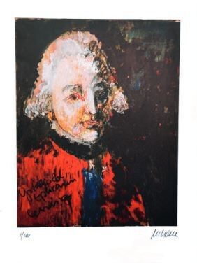 Armin Mueller-Stahl - Lessing - Original Lithografie - limitiert und handsignier...