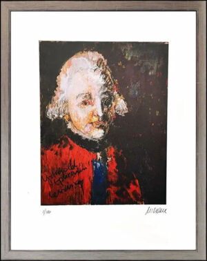 Armin Mueller-Stahl - Lessing - Original Lithografie - limitiert und handsignier...