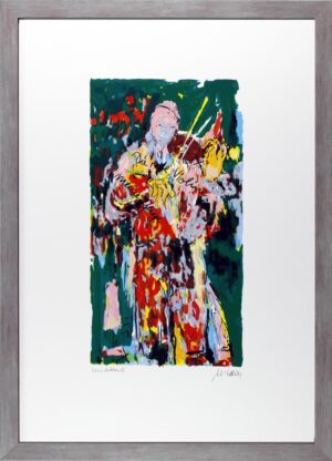 Armin Mueller-Stahl - MEINE GEIGE - UNIKATDRUCK Vers. Gruen- handsigniert