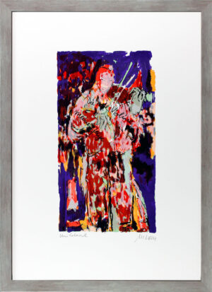 Armin Mueller-Stahl - MEINE GEIGE - UNIKATDRUCK Vers. Violett - handsigniert