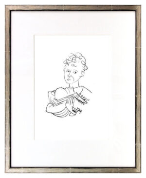 Armin Mueller-Stahl - MINNESÄNGER - Original Lithografie - limitiert und handsig...