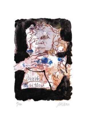 Armin Mueller-Stahl - Martin Luther - Original Lithografie - limitiert und hands...