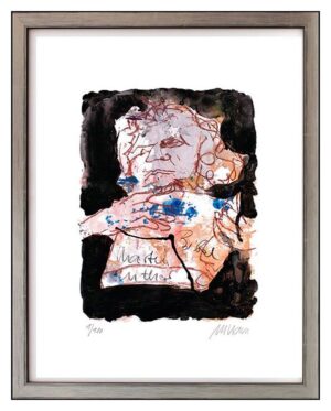 Armin Mueller-Stahl - Martin Luther - Original Lithografie - limitiert und hands...