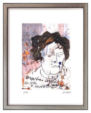 Armin Mueller-Stahl - Martin Luther - der erste Wutbürger - Original Lithografie...