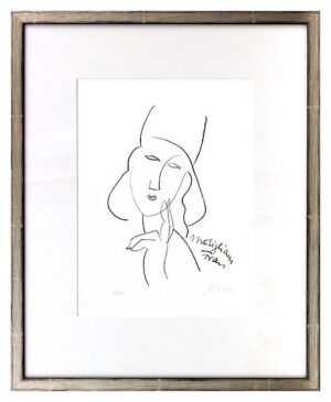 Armin Mueller-Stahl - Modigliani Frau Original Lithographie - limitiert und hand...