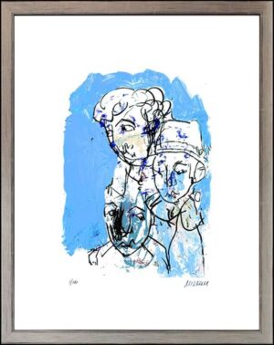 Armin Mueller-Stahl - PASSANTEN - Original Pigmentgrafik - limitiert und handsig...