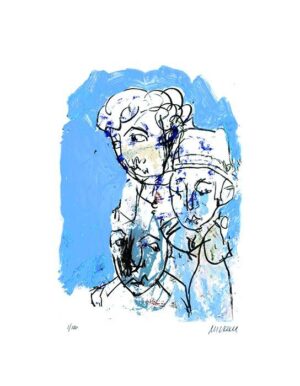 Armin Mueller-Stahl - PASSANTEN - Original Pigmentgrafik - limitiert und handsig...